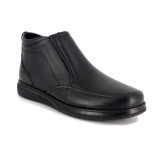 Ghete Goretti, model 3202, imblanite, culoare neagra