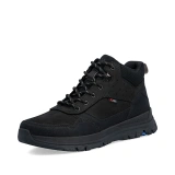 Ghete Rieker, model 9502, lana naturala, impermeabile, talpa cu insertie de fibra de sticla, culoare neagra