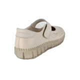 Pantofi Anna Viotti, model 7016, pentru vara, talpa flexibila din silicon, culoare bej - Img 2