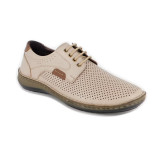 Pantofi Goretti, model 9506, culoare bej