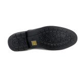 Pantofi Otter, model 7OW, perforati, culoare neagra, talpa flexibila - Img 4