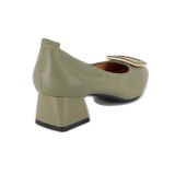 Pantofi Pass, model 11, culoare oliv - Img 2