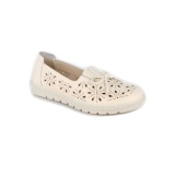 Pantofi Pass, model 2, culoare crem, talpa flexibila