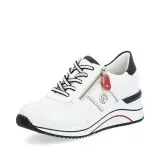 Pantofi sport Remonte, model D0T04, brant din spuma cu memorie, culoare alba