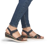 Sandale Remonte, model R6252, culoare neagra - Img 5