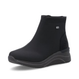 Ghete Remonte, model D0T73, impermeabile, culoare neagra