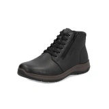 Ghete Rieker, model 03652, blana naturala, culoare neagra
