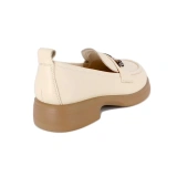 Pantofi Anna Viotti, model 5817, talpa flexibila, culoare crem - Img 2