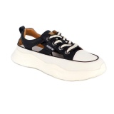 Pantofi Franco Gerardo, model 208, culoare negru cu alb