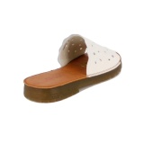 Papuci Pass, model 7, talpa flexibila din silicon, culoare crem - Img 2