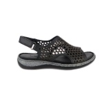 Sandale Anna Viotti, model 464, culoare neagra - Img 3