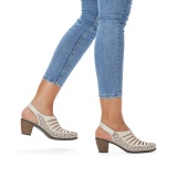 Sandale Rieker, model 40959, culoare bej - Img 6
