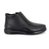 Ghete Goretti, model 3202, imblanite, culoare neagra - Img 3