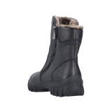 Ghete Rieker, model Z7263, impermeabile, blana naturala, culoare neagra - Img 3