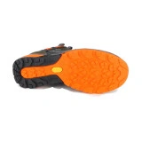 Pantofi Grisport, model 14901, impermeabili, talpa Vibram, culoare oliv cu portocaliu - Img 4