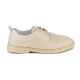 Pantofi Otter, model 3B, perforati, culoare bej, talpa foarte flexibila - Img 2