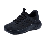 Pantofi Skechers Bounder, brant din spuma cu memorie, tehnologie Slip-In, culoare neagra - Img 4