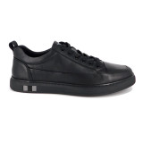 Pantofi sport Otter, model 19A, culoare neagra, talpa flexibila - Img 2