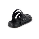 Sanda - Papuc Mels, model 2904, talpa flexibila, culoare neagra - Img 4