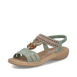 Sandale Rieker, model 61855, culoare verde