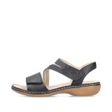 Sandale Rieker, model 65964, culoare neagra - Img 2
