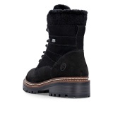 Ghete Remonte, model D0B81, impermeabile, blana naturala, culoare neagra, talpa cu fibra din sticla - Img 3