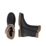 Ghete Remonte, model D9382, impermeabile, blana naturala, talpa cu crampoane retractabile, culoare neagra - Img 4