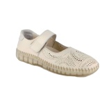 Pantofi Anna Viotti, model 7016, pentru vara, talpa flexibila din silicon, culoare bej