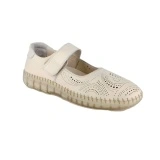 Pantofi Anna Viotti, model 7016, pentru vara, talpa flexibila din silicon, culoare bej