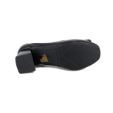Pantofi Pass, model 11, culoare neagra - Img 4