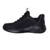 Pantofi Skechers Bounder, brant din spuma cu memorie, tehnologie Slip-In, culoare neagra - Img 5