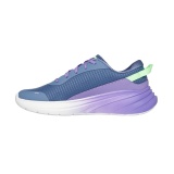 Pantofi Skechers Wave, culoare albastra cu mov - Img 4