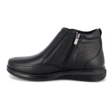 Ghete Goretti, model 3202, imblanite, culoare neagra - Img 5