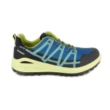 Pantofi Grisport, model 15115, pentru vara, culoare albastru cu galben - Img 2