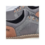Pantofi Rieker, model B5252, pentru vara, culoare gri - Img 4