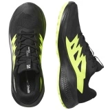 Pantofi Salomon Alphaglide GTX, impermeabili, gore-tex, culoare negru cu verde - Img 4