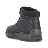 Ghete Rieker, model 05362, impermeabile, blana naturala, culoare neagra - Img 4