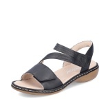 Sandale Rieker, model 65964, culoare neagra