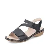 Sandale Rieker, model 65964, culoare neagra