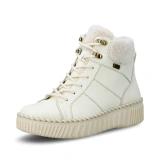 Ghete Remonte, model D4A74, impermeabile, blana naturala, culoare alba