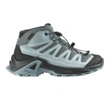 Ghete Salomon X Ultra Mid Junior, impermeabile, Gore-tex, culoare turcoaz - Img 2