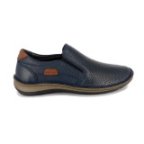 Pantofi Goretti, model 9505, culoare albastru inchis - Img 2