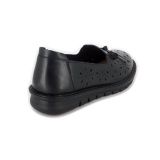 Pantofi Pass, model 2, culoare neagra, talpa flexibila - Img 2