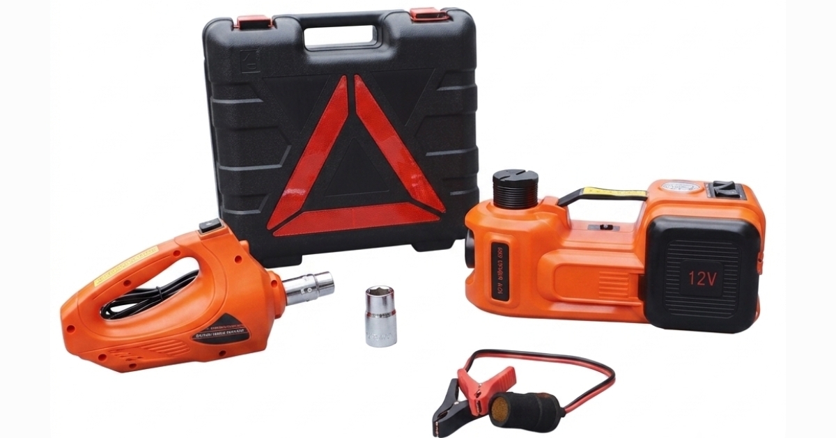 Cric auto cu accesorii multiple