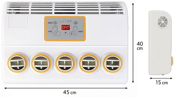 Aer condiționat auto 12V -ALUMINIU , 14.000 BTU aparat de răcire, climă staționară pentru auto rulotă, camion, camping