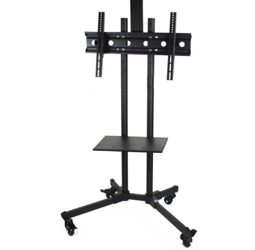 Stand/Stativ/Suport mobil 3 în 1 pentru TV de 32"-65" + Laptop cu roți blocabile, utilizare la ședințe, prezentări, petreceri etc.