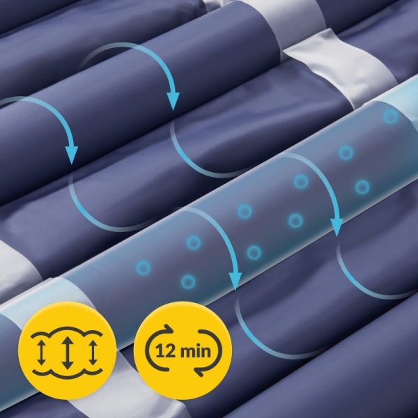 Anti-Skid Mattress with Compressor 186x90 cm, 135 kg, Waterproof PVC, Alternative Anti-Skid System - Img 4