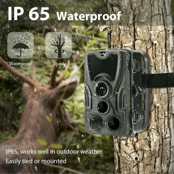 Cameră ascunsă vânătoare, wildlife, supraveghere păduri, spații izolate, SD card, cu display