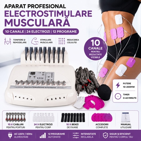 Professional EMS Muscle Stimulation Device, Slimming, Muscle Toning, Recovery, Cellulite Reduction - Img 3