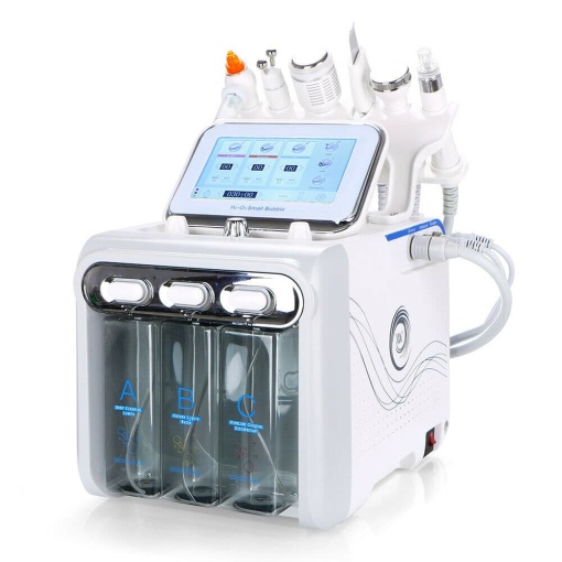 Professional skin device, Hydradermabrasion with Mask, Professional Cosmetic Device 7in1 H2O2, Hydroxygen Micro Bubble Jet, Blackhead Removal, Acne, Hydration, Lifting - Img 2